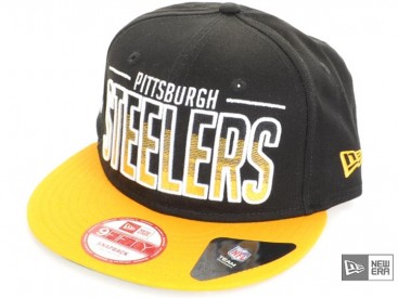 New Era Team Fade Pittsburgh Steelers Snapback Cap 