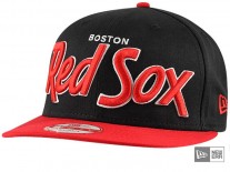 New Era Team Script Boston Red Sox Snapback Cap